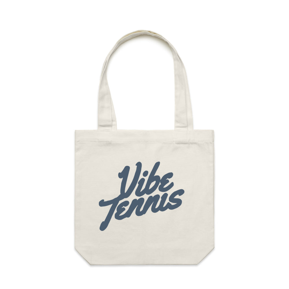 Vibe Tennis 3 Ball Logo Tote - Cream