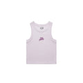 Vibe Tennis Script Logo Tank Top - Orchid