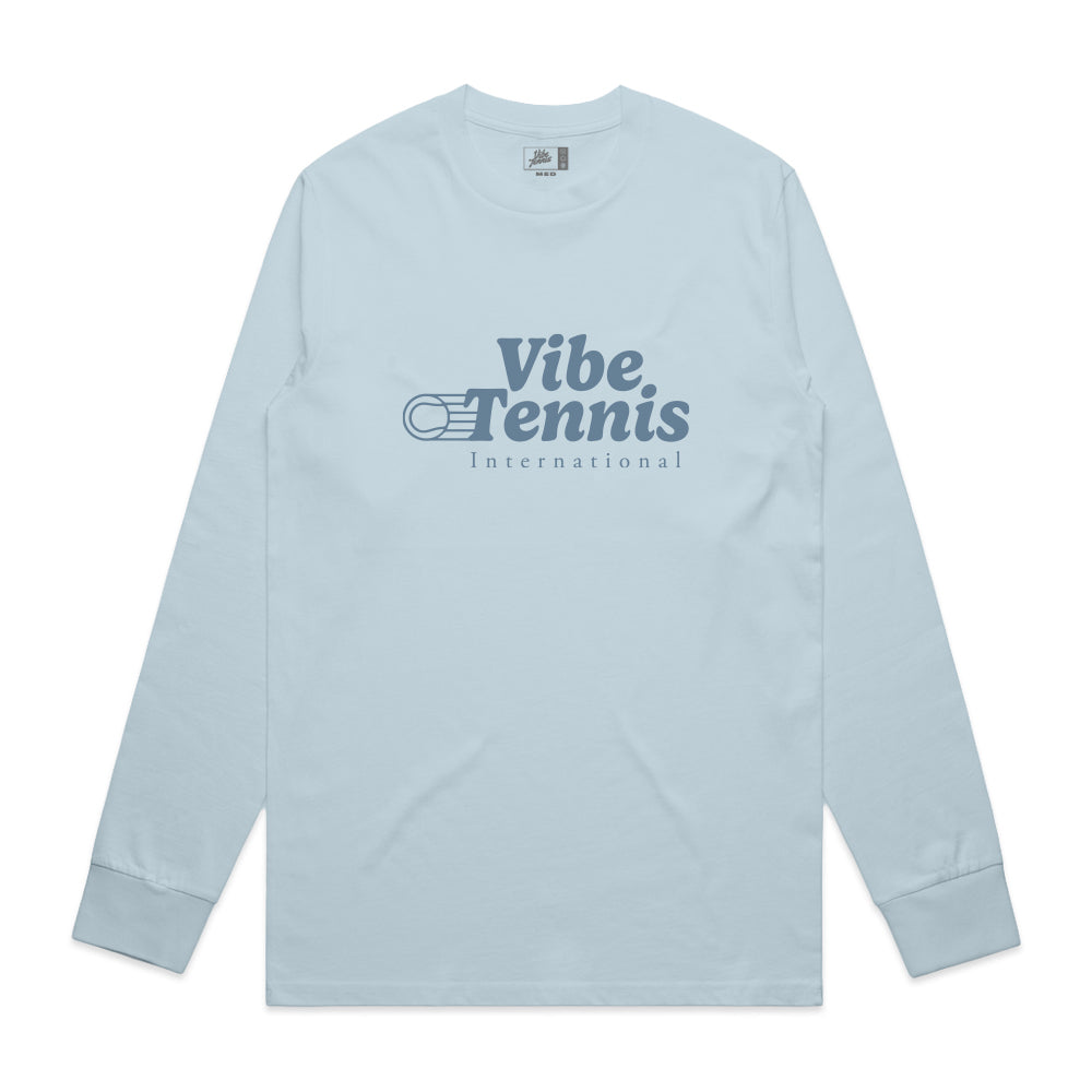Vibe Tennis International Sportswear LS Tee - Light Blue